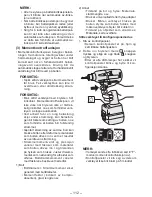 Preview for 112 page of Panasonic EYFLA3J - DRILL - MULTI LANGUAGE Operating Instructions Manual