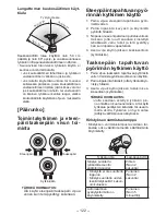 Preview for 122 page of Panasonic EYFLA3J - DRILL - MULTI LANGUAGE Operating Instructions Manual