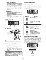 Preview for 123 page of Panasonic EYFLA3J - DRILL - MULTI LANGUAGE Operating Instructions Manual