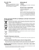 Preview for 128 page of Panasonic EYFLA3J - DRILL - MULTI LANGUAGE Operating Instructions Manual