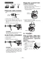 Preview for 156 page of Panasonic EYFLA3J - DRILL - MULTI LANGUAGE Operating Instructions Manual