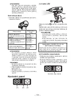 Preview for 158 page of Panasonic EYFLA3J - DRILL - MULTI LANGUAGE Operating Instructions Manual