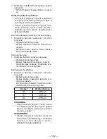 Preview for 162 page of Panasonic EYFLA3J - DRILL - MULTI LANGUAGE Operating Instructions Manual