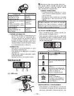 Предварительный просмотр 136 страницы Panasonic EYFLA4A Operating Instructions Manual