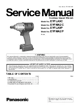 Preview for 1 page of Panasonic EYFLA9C Service Manual