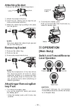 Предварительный просмотр 18 страницы Panasonic EYFLB1A Operating Instructions Manual