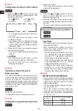 Предварительный просмотр 74 страницы Panasonic EYFLF1XA Operating Instructions Manual