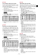 Предварительный просмотр 75 страницы Panasonic EYFLF1XA Operating Instructions Manual