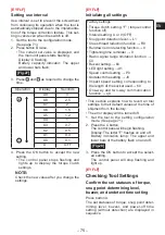 Предварительный просмотр 77 страницы Panasonic EYFLF1XA Operating Instructions Manual