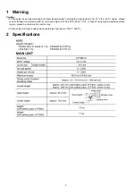 Preview for 2 page of Panasonic EYFME1C Service Manual