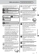 Preview for 5 page of Panasonic F-25UGA Operating Instructions Manual