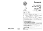 Panasonic F-307KH Operating Instructions Manual preview