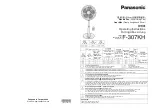 Panasonic F-307KH Operating Instructions Manual предпросмотр