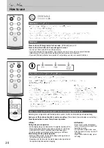 Предварительный просмотр 20 страницы Panasonic F-30SMH Operating Instructions Manual