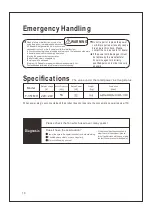 Preview for 16 page of Panasonic F-35TMH Operating Instructions Manual