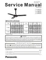 Preview for 1 page of Panasonic F-480Z2 Service Manual