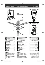 Предварительный просмотр 8 страницы Panasonic F-48XZ2 Operating And Installation Instructions