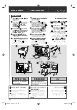 Предварительный просмотр 20 страницы Panasonic F-48XZ2 Operating And Installation Instructions