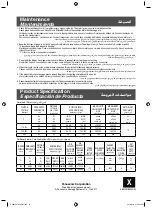 Preview for 16 page of Panasonic F-56MPG Operating And Installation Instructions