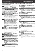 Preview for 2 page of Panasonic F-56XPG Operating And Installation Instructions