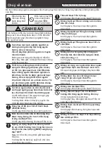 Preview for 5 page of Panasonic F-56XPG Operating And Installation Instructions