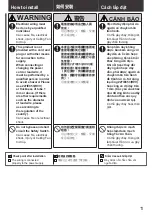 Preview for 11 page of Panasonic F-56XPG Operating And Installation Instructions