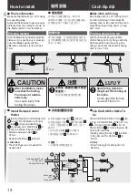 Preview for 14 page of Panasonic F-56XPG Operating And Installation Instructions