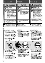 Preview for 14 page of Panasonic F-60FEN Operating And Installation Instructions