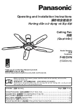 Preview for 1 page of Panasonic F-60SVN Operating And Installation Instructions