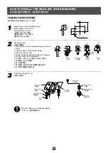 Preview for 8 page of Panasonic F-60WWK Operating And Installation Instructions