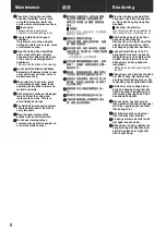 Предварительный просмотр 8 страницы Panasonic F-70ZBP Operating And Installation Instructions