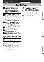 Preview for 3 page of Panasonic F-70ZBR Operating And Installation Instructions