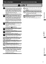 Preview for 7 page of Panasonic F-70ZBR Operating And Installation Instructions