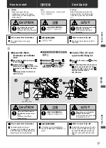 Preview for 17 page of Panasonic F-70ZBR Operating And Installation Instructions