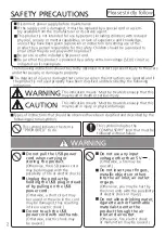 Preview for 2 page of Panasonic F-GPT01R Installation And Operating Instructions Manual