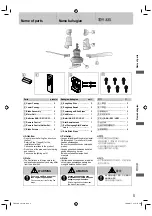 Preview for 5 page of Panasonic F-M12GX Operating And Installation Instructions