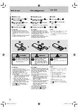 Preview for 12 page of Panasonic F-M12GX Operating And Installation Instructions