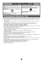 Preview for 5 page of Panasonic F-M14C2 Operating And Installation Instructions