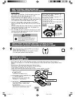 Предварительный просмотр 9 страницы Panasonic F-M14E8 Operating And Installation Instructions