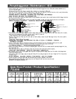 Preview for 19 page of Panasonic F-M14F1 Operating And Installation Instructions