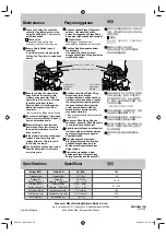 Preview for 20 page of Panasonic F-M14HW Operating And Installation Instructions