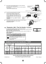 Preview for 12 page of Panasonic F-M15A0 Operating And Installation Instructions