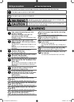 Preview for 2 page of Panasonic F-M15AC Operating And Installation Instructions