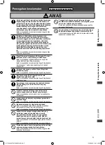 Preview for 5 page of Panasonic F-M15AC Operating And Installation Instructions