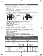 Предварительный просмотр 19 страницы Panasonic F-M15G2 Operating And Installation Instructions