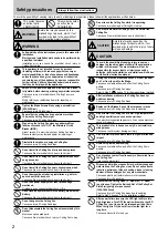 Preview for 2 page of Panasonic F-M15GW Operating And Installation Instructions