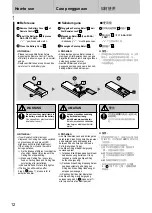 Preview for 12 page of Panasonic F-M15GW Operating And Installation Instructions