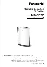 Panasonic F-P06DXZ Operating Instructions Manual предпросмотр