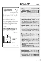 Предварительный просмотр 3 страницы Panasonic F-P06DXZ Operating Instructions Manual