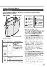 Предварительный просмотр 11 страницы Panasonic F-P06DXZ Operating Instructions Manual